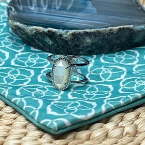 Kendra Scott Elyse Double Band Ring Size 6 AS IS